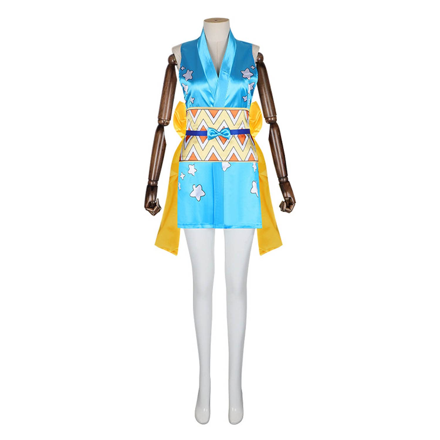 Anime One Piece Wano Country Nami Cosplay Costume Tenue Monkey D. Luffy Jeu de Rôle Uniforme Ensemble Complet Halloween Carnaval Fête Habiller avec Perruque pour Femmes
