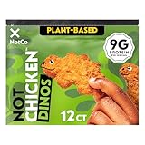 NotCo NotChicken Dinos Frozen Plant-Based Breaded Chicken Nuggets, 8 oz Pouch