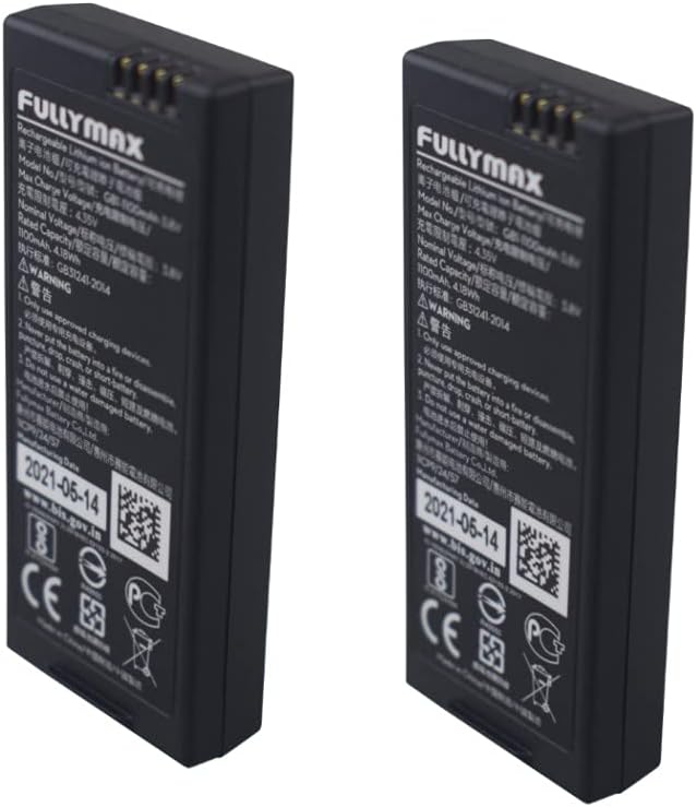 sea jump 2PCS 3.8V 1100mah Lithium Battery for DJI Tello RC Quadcopter Spare Parts Drone Battery