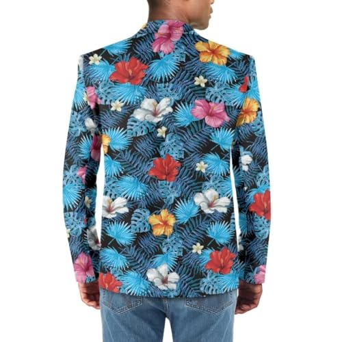 Men's Regular Fit Blazer Jackets Suit One Button Lightweight Sport Coats Casual Blazer with 2 Side Pockets2