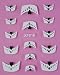 Full Nail Wraps Foils Stickers Art Decals Glitter Foil Transfers 3D French Lace