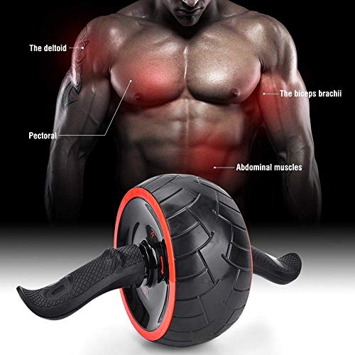 Ab Wheel, AB Roller Wheel z ochraniaczem na kolana, ultra szerokie koło ABS, do treningu brzucha, dla mężczyzn i kobiet, gimnastyka, domowa siłownia, trening