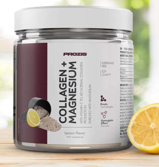 Prozis Collagen + Magnesium 300 gr - collagene e magnesio, multi gusti (frutti di bosco)