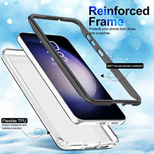 Chiyuri For Samsung Galaxy S23 Case,Military Grade Durable Shockproof Cover With Fashion Designs For Women Girls,Slim Fit Protective Phone Case For Galaxy S23 6.1" Grey Spots #TOP4