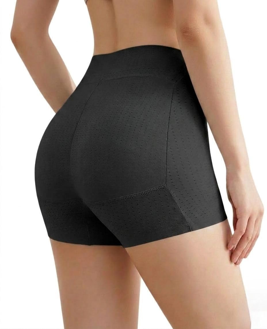 Women's 2-in-1 Seamless Butt-Lifter & Hip-Enhancer Shorts, Breathable Ice Silk Fabric Shapewear-image-19
