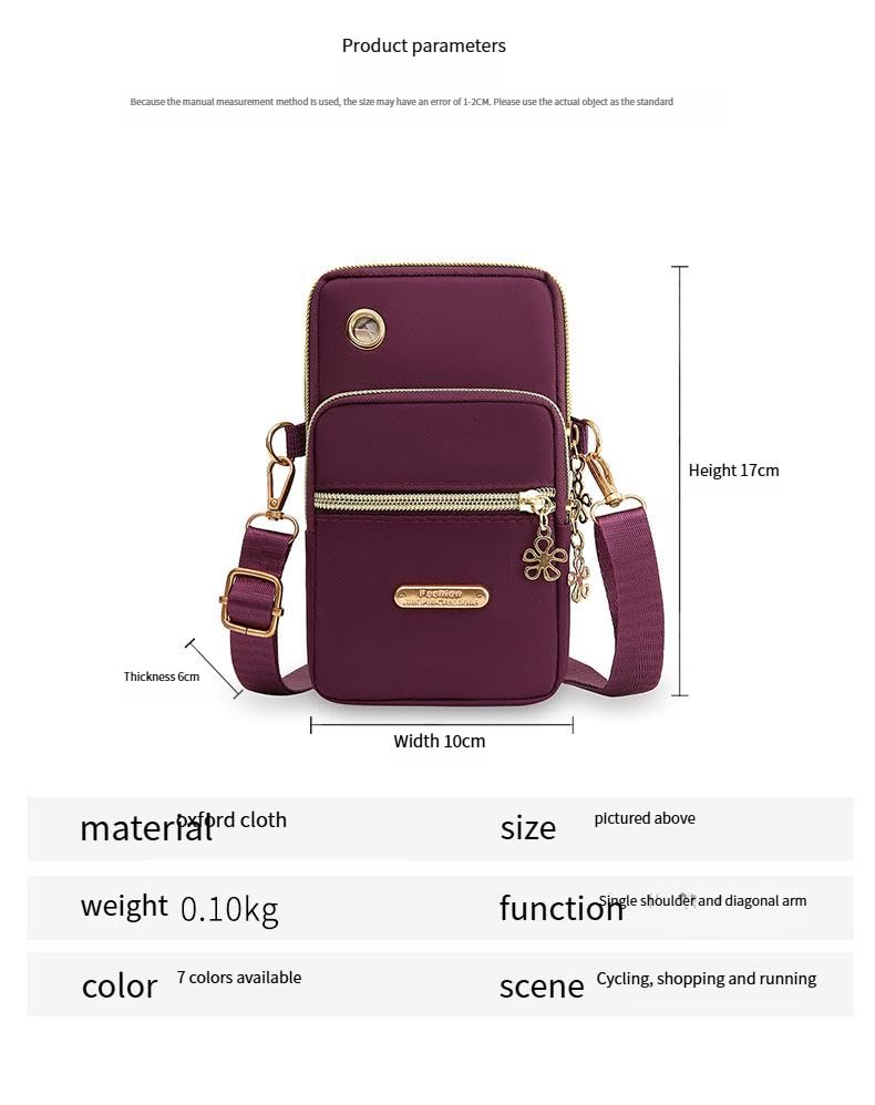 Women's Small Crossbody Bag - Mini Mobile Wallet, Lightweight Mobile Wallet Shoulder Bag4