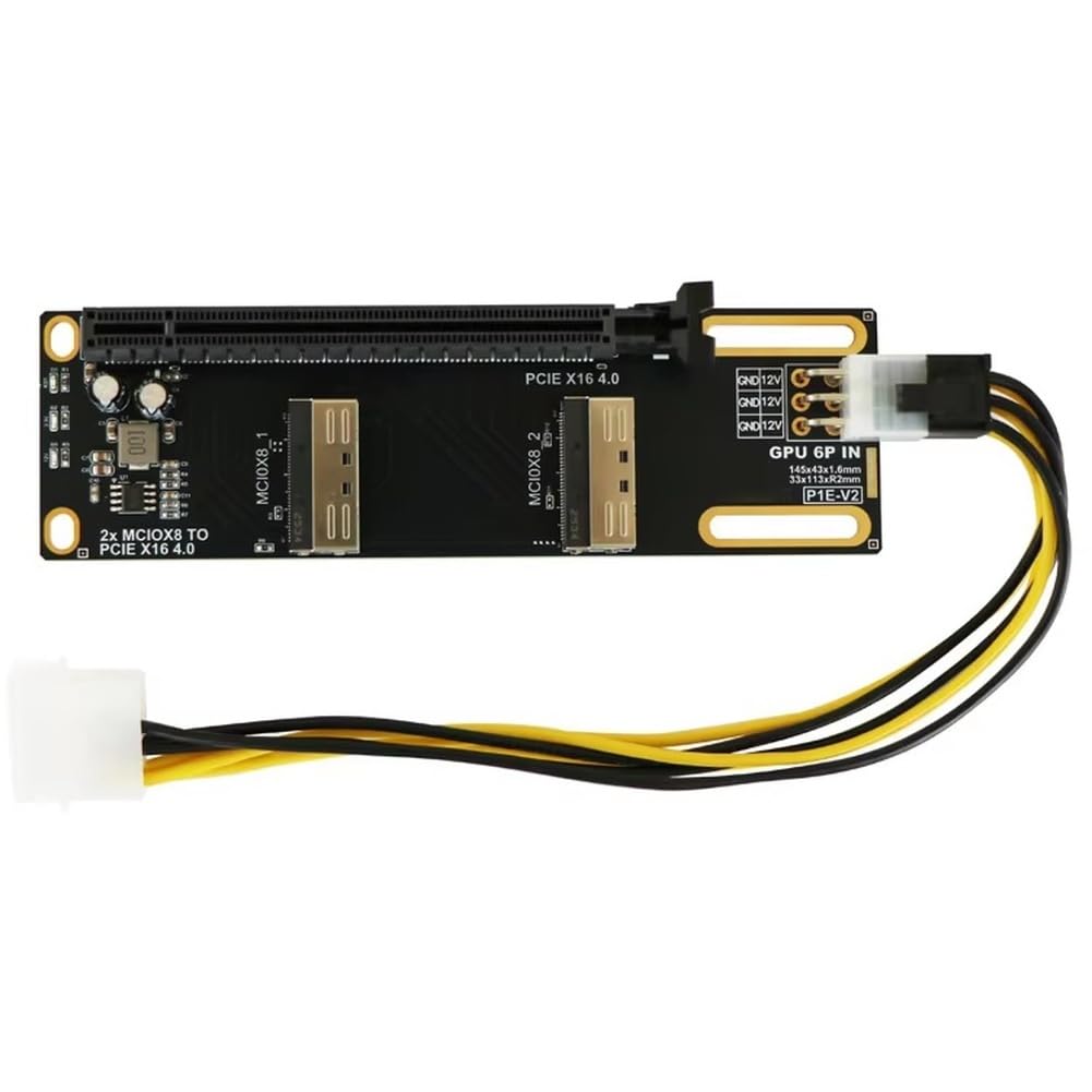 Scheda Adattatore MCIO X8 a PCIe 4.0 X16 per Server