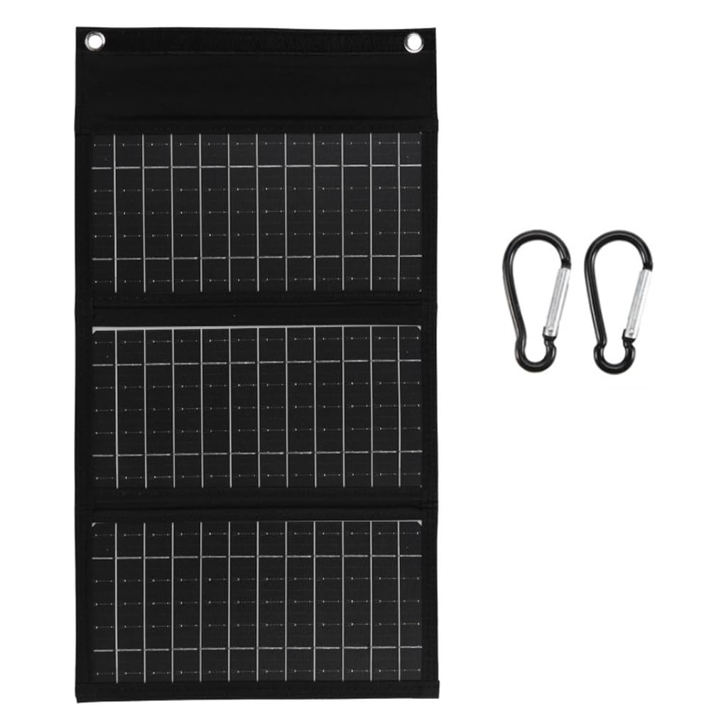 Xnuiasqe 5V 20W Portable Solar Panels for Generators Foldable Solar Cell Chargers Outage Emergency for Camping Cell Phone Tablet