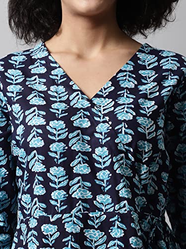 Image of feranoid Women Cotton Angrakha Kurti