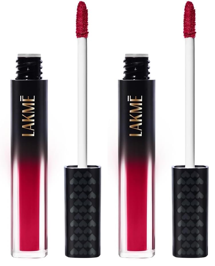 Image of LAKME LAKM Lakme Absolute Sheer Lip Mousse Lipstick 203 Plum Punch 4.6g (Pack of 2)