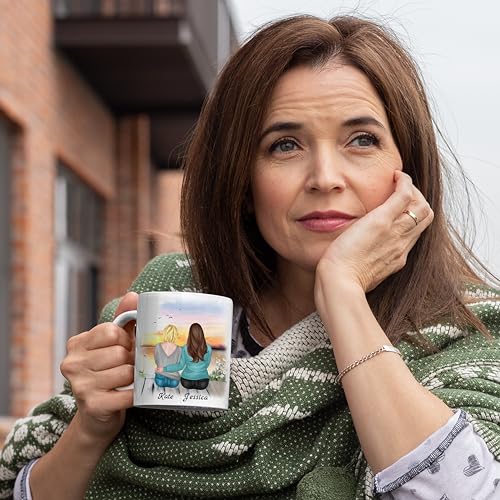 Customized-Mom-Daughter-Mug--Ceramic-CoffeeTea-Cup-Present-for-Mothers-Day-Birthday-Womens-Day-Personalized-Avatars-Quotes-Memorable-Gift-Idea