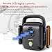 COOAU Compresor Aire Coche Portátil, 150PSI 12v Protección contra Sobrecalentamiento y LED...