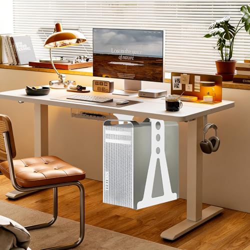 Support de PC réglable sous le bureau pour libérer l'espace de votre table basse de salon