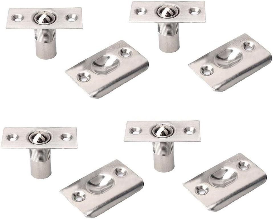 CALANDIS™ 4X Stainless Steel Roller Ball Catch Mortice Lock Door Cupboard Spring Latch | Latches & Bolts | Doors & Door Hardware | Building & Hardware | Home Improvement