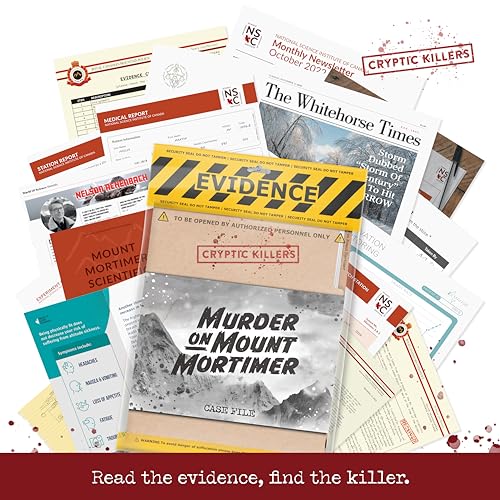Cryptic Killers Unsolved Murder Mystery Game miniatura 6