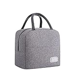 Elegante y de alta calidad: Bolso térmico para comida elegante y versátil. muy duradero y fácil de limpiar. Gracias a su diseño es ideal para ir al trabajo, a clase, para viajes de negocios, salidas con los niños, etc.
