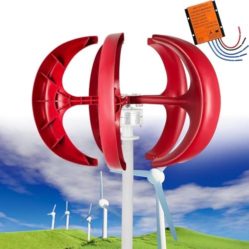 Wysokowydajny pionowy generator wiatru do hybrydowych systemów solarnych wiatru - rozwiązanie zasilania 12 V/24 V/48 V do zastosowań poza siecią, ogrodem i łodzią