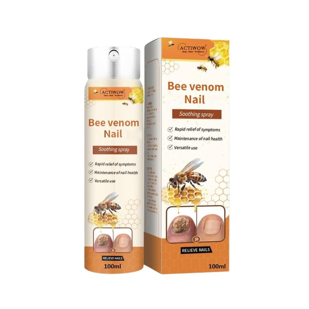 ActiwowRx Nail Serum Spray with Bee Venom – 100ml | Fast-Absorbing Formula for Stronger Nails-image-7