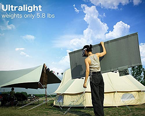 Iclimb 1 Backpacking Table And 1 Backpacking Cot Bundle, Ultralight And Compact For Single Adult Camping Hiking Backpacking #TOP3