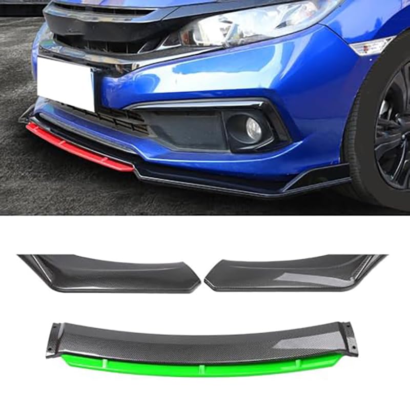 HHGFTIY Frontal Alerón Spoiler Labio,para BMW 1 Series F20 F21 Early M Sport 2012-2014,Delantero Parachoque Spoiler Lip Trim Difusor Kit De CarroceríA De De Barbilla Divisor De Labios,E