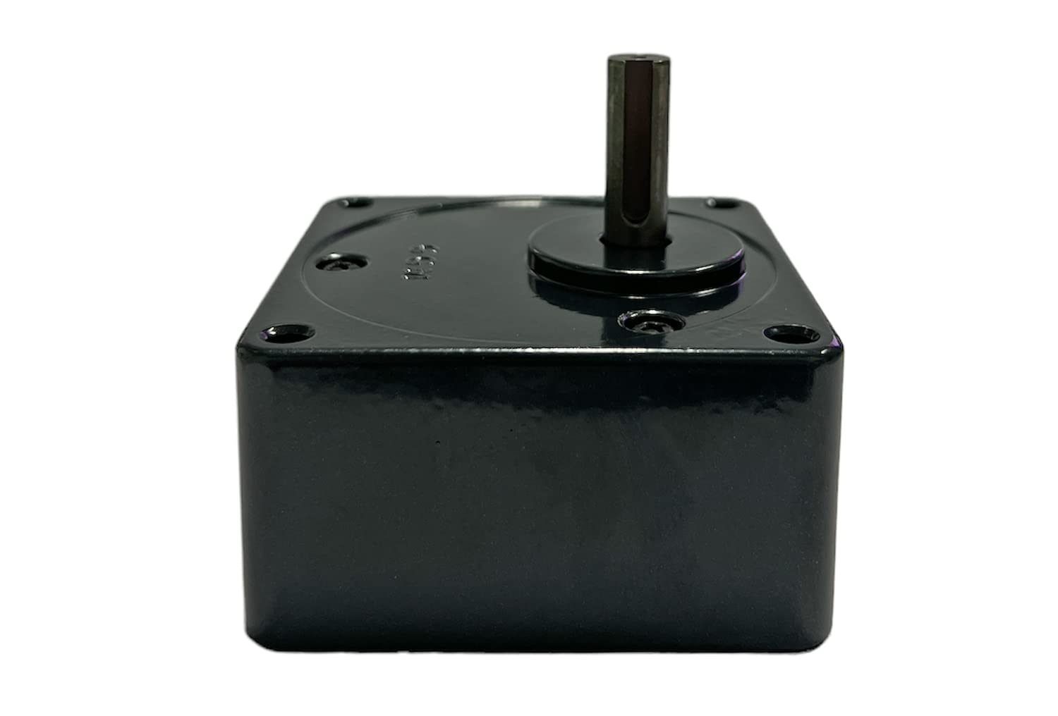 eRicambi, Gruppo Riduttore Motoriduttori a Induzione per Stufe e Pellet GGM K8G200B, con Cuscinetti a Sfera, Flangia 80x80 (mm), Diametro Albero 10 (mm), Velocità 6 RPM, Rotazione Oraria/Antioraria