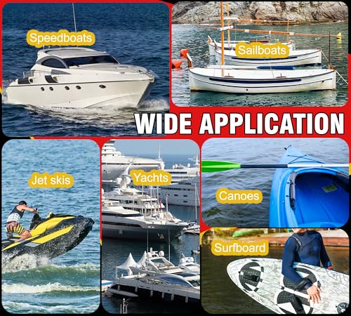 Glasfaser-Reparaturset, Transparentes Glasfaserspachtel mit UV-Licht, Schnelle Reparatur von Rissen, Löchern an Surfbrettern, Booten, Yachten und Paddleboards, Robust, Wasserfester ＆ Hitzebeständiger