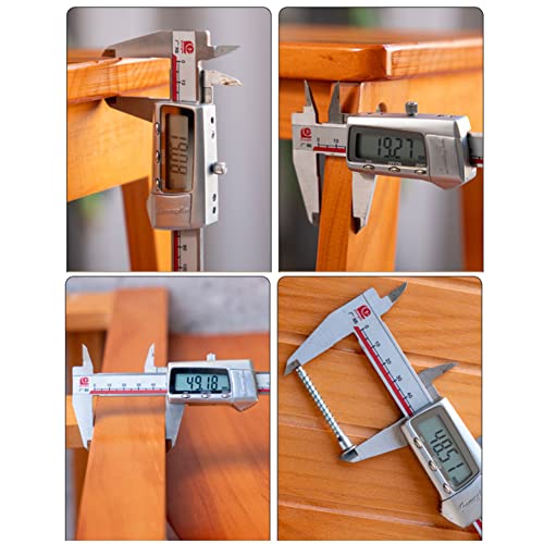 Escalera pequeña de tijera interior con taburete de doble propósito 7