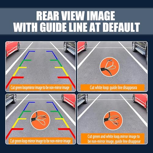 Image of Pack-1 Car Reversing Camera, Waterproof Shockproof HD Night Vision With 2 Installation Options, 170 Degree Wide-Angle Navigation Reversing Image, Universal for Cars (Black)