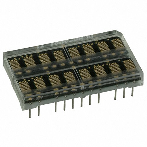 AGILENT TECHNOLOGIES HCMS-2922 Dot Matrix Display Module 5 x 7 Red Parallel, 8-Bit 1.40" L x 0.78" W x 0.20" H (35.56mm x 19.81mm x 5.08mm) New Lot Quantity-1