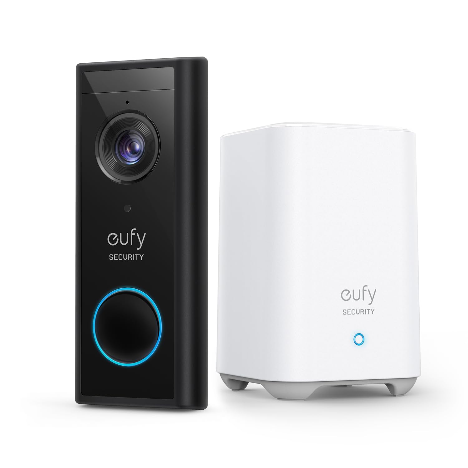 eufy Security, Wireless Video Doorbell (Battery-Powered) with 2K HD, No Monthly Fee, On-Device AI for Human Detection, 2-Way Audio, Simple Self-Installation