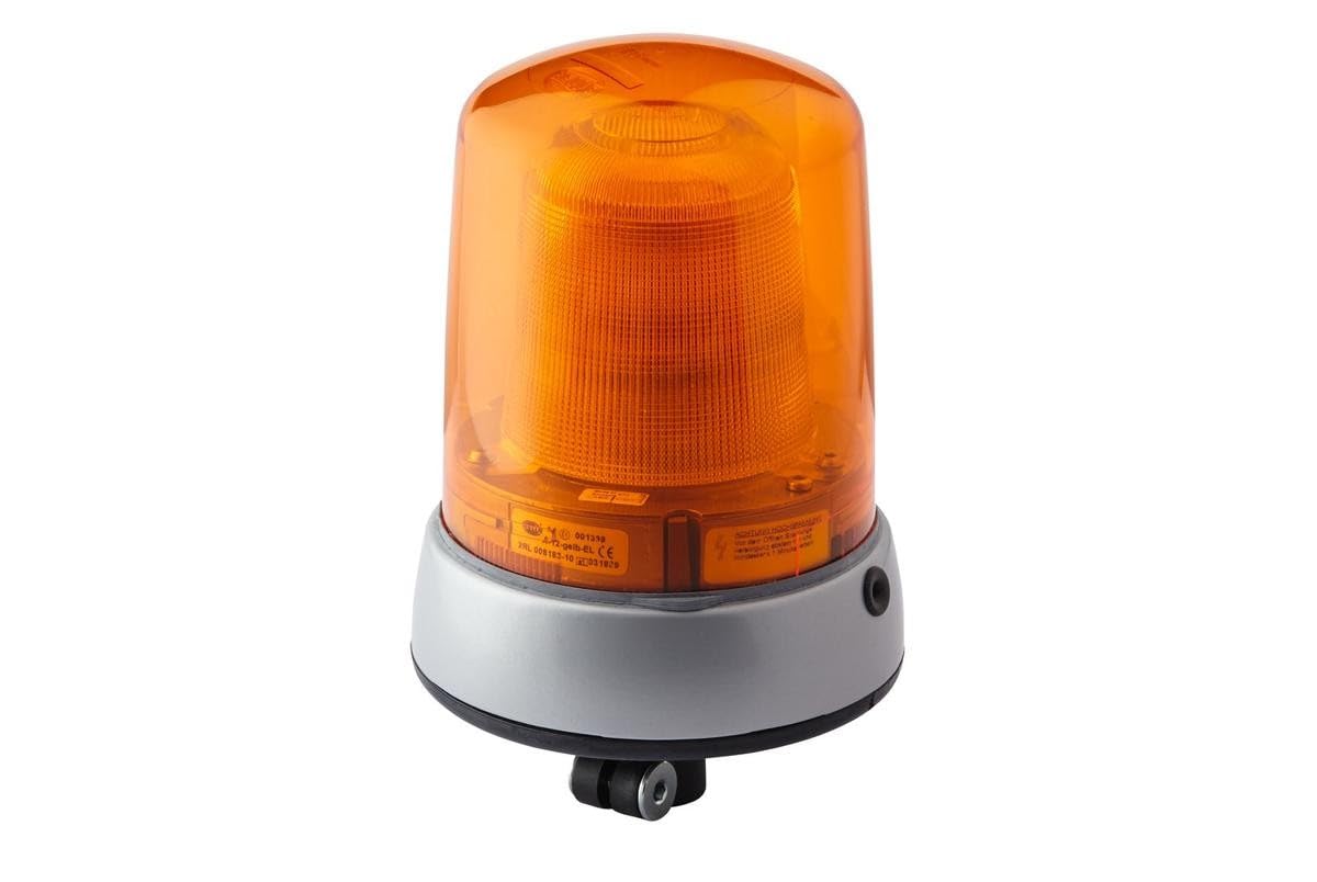 HELLA Xeno Luce identificazione lampeggiante - KLX 7000 - 12V - giallo - Bocchettone di tubo/Montaggio, esterno - 2RL 008 183-101