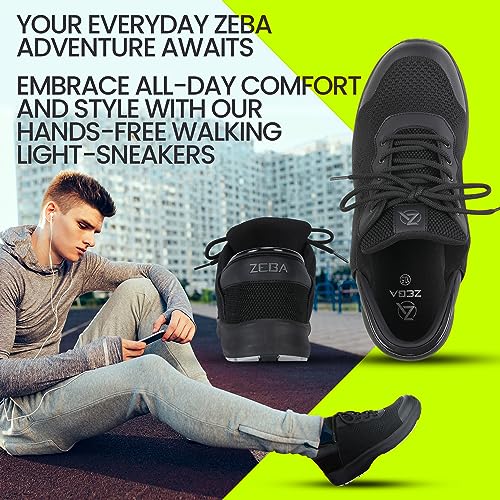 ZEBA Hands Free Slip on Lightweight Sneakers for Men - Step Up Your Comfort and Style with Perfect Walking Shoes and Fashion Sneakers3