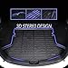 KELCSEECS Floor Mats & Cargo Liner Custom for 2021 2020 2019 2018 2017 2016 Hyundai Tucson Car Mats Automotive Cargo Mat Trunk Mat Hyundai Tucson All Weather Floor Mats Trunk Liner Black