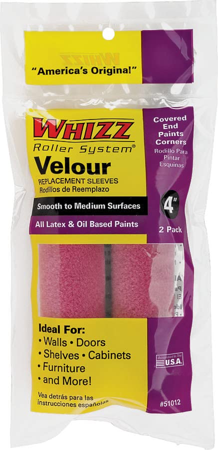 6IN ALLPRO WHIZZ VELOUR COVER 2PK