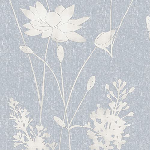 Laura Ashley Dragonfly Garden Chalk Blue Wallpaper #TOP4