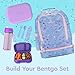 Bentgo Chill Kids Leak-Proof Lunch Box - 4-Compartment Bento Box with Built-In Ice Pack, 3.3 Cup Capacity, PFAS & BPA-Free, Microwave & Dishwasher Safe, Ideal Size for Ages 3 to 7 (Vivid Orchid)