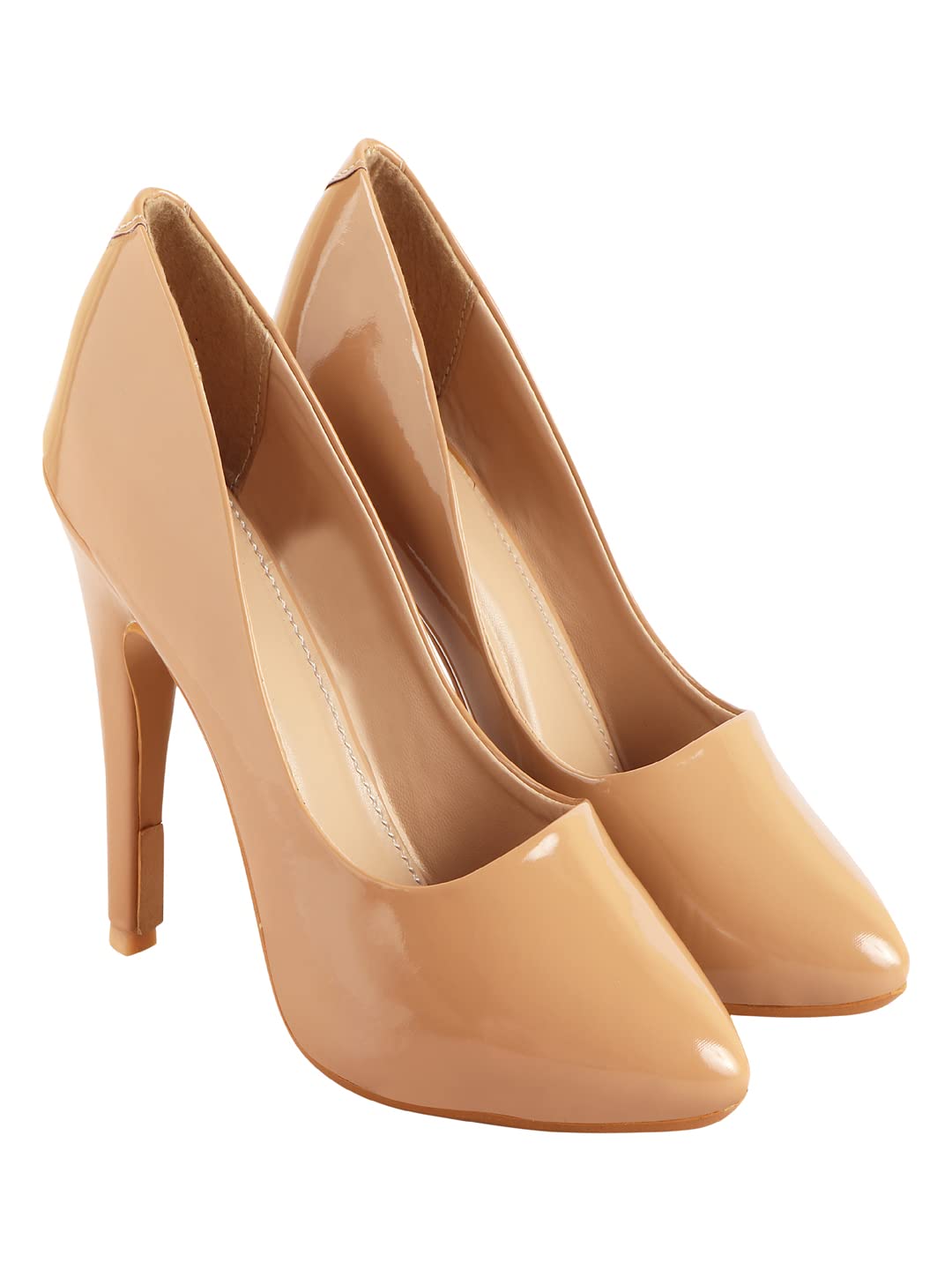Shoetopia Womens Stiletto Heel Pumps Tan (B0BSC8WQFH) Amazon Price History, Amazon Price Tracker