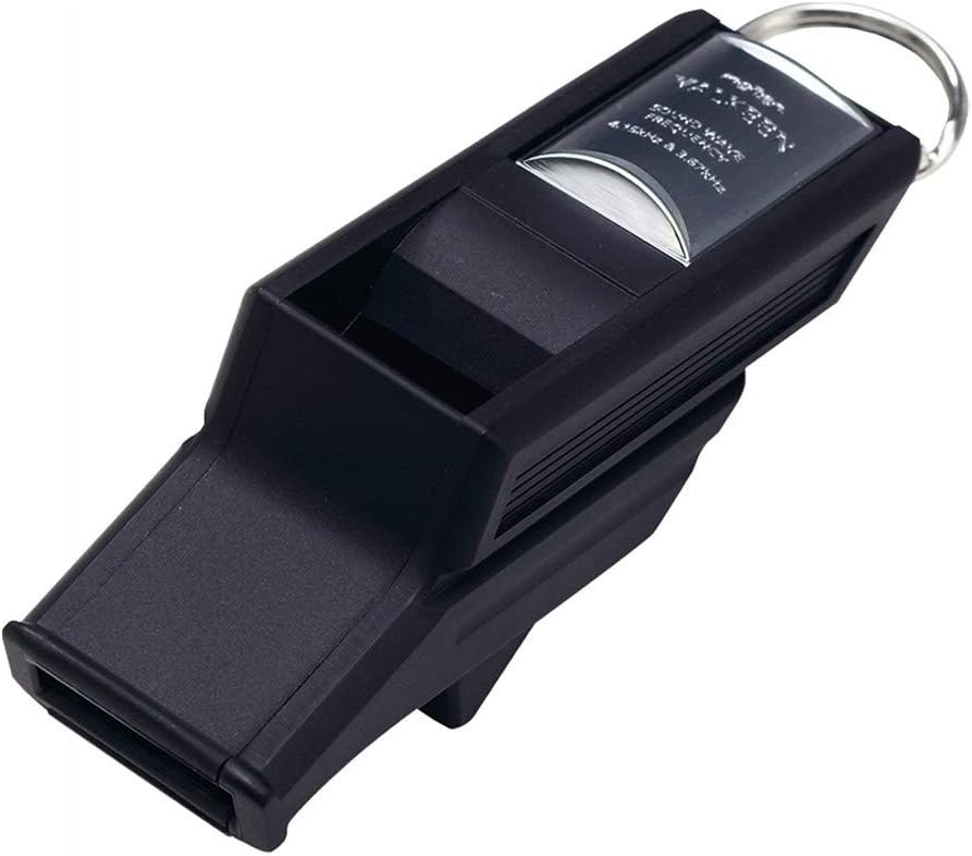IMFUN Referee Whistle with Flip Grip, Coach Whistle - Stainless Steel - Extra Loud Whistle for School Sports, Soccer, Football, Basketball(Silver)