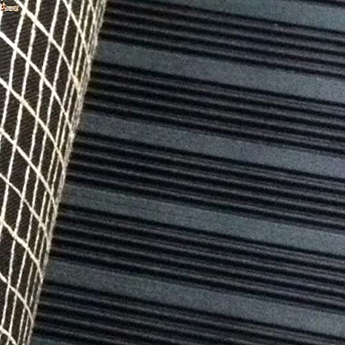 BricoLoco.com Suelo Goma Caucho Antideslizante. 1,50x2 MTS. Pavimento Revestimiento, Gimnasio, Ascensor, Remolque, Felpudo, Alfombra. Estriado Rugoso Rayado. (2 MTS.)