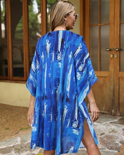 Image of Swimsuit Coverups for Women Sarong Beach Bikini Wrap Sheer Short Skirt Chiffon Scarf for Swimwear