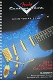  Fender Custom Shop Guitar 2011 Calendar
