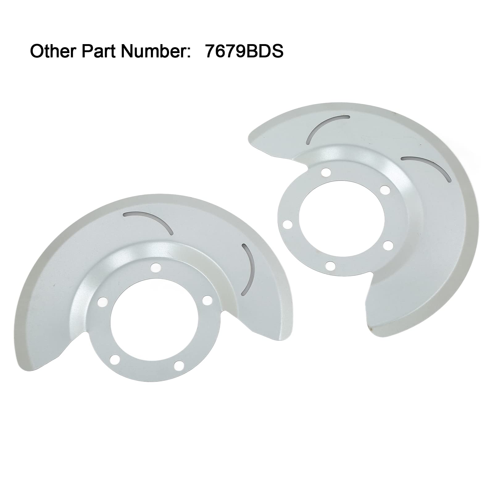 7679BDS Paar Bremsscheiben-Staubschutzbleche vorne, direkter Ersatz für 1976-1979, F150 4x4 Dana 44 1976-1979, Bremszubehör