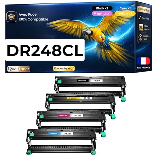 Tambours compatibles Brother DR-248CL pour imprimer vos dossiers à la maison
