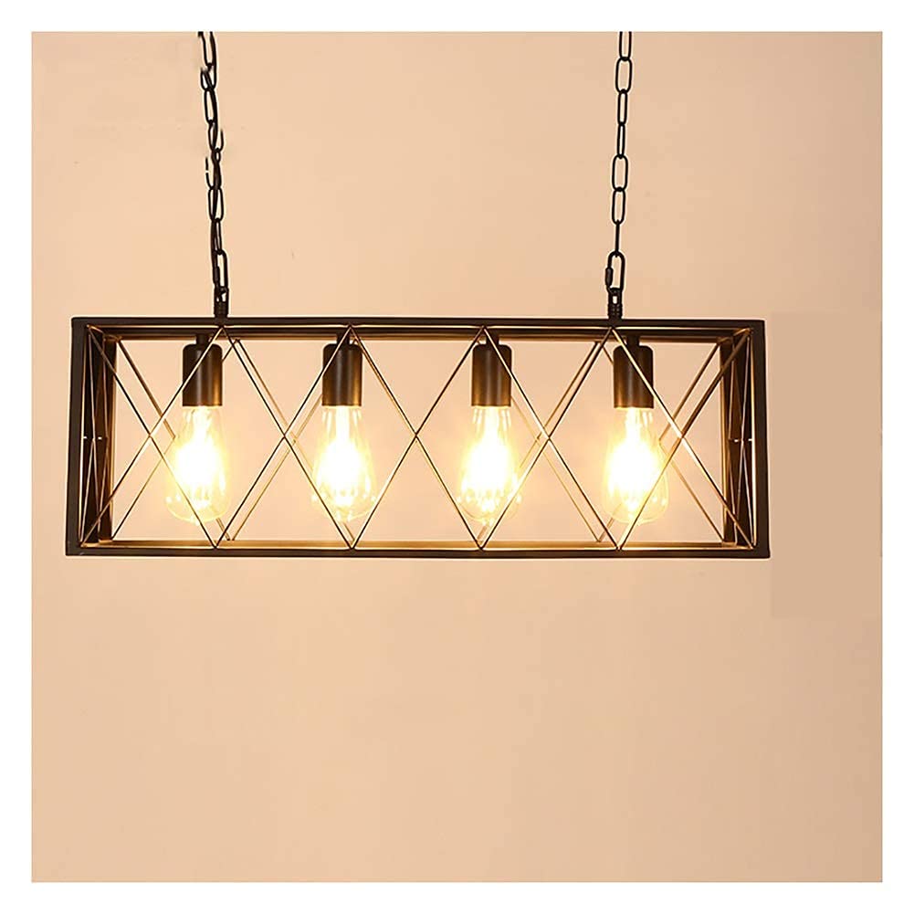 KXEcoLife Ceiling Lights Chandeliers Vintage Light，Ceiling Lighting， Hemp Rope Chandelier, Hand-Woven Creative, Anti-Rust and Durable, Firm Stable，for Dining Room, Kitchen,#7 Interesting