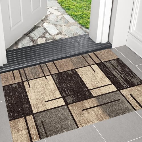 Tapis de passage 120 x 490 cm patchwork absorbant et antidérapant - 3