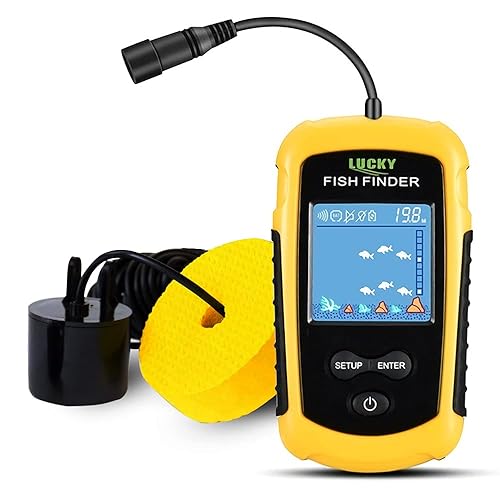 LUCKY Kayak Portable Fish Depth Finder Water Handheld Fish Finder