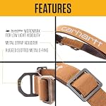 Carhartt Field Dog Collar, Fully Adjustable, Durable 600-Denier Fabric W/Reflective Wordmark for Visibility, Rose Tint, Medium - Image 2