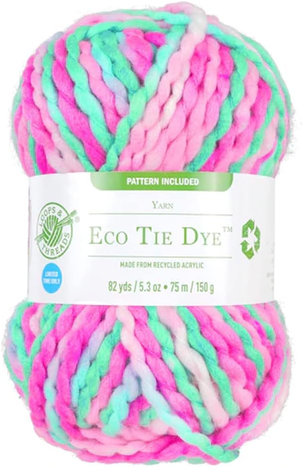 Craf Eco Tie Dye Yarn (Pop Art)