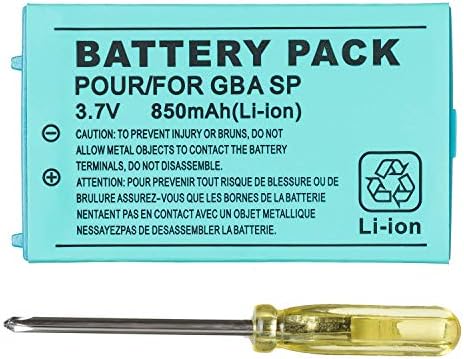 Batteria Per Nintendo DS Batteria Ricaricabile Per Gameboy Advance SP | 2000 MAh Litio | La Più Capace Sul Mercato! Batteria Gameboy Advance SP - Foto 2