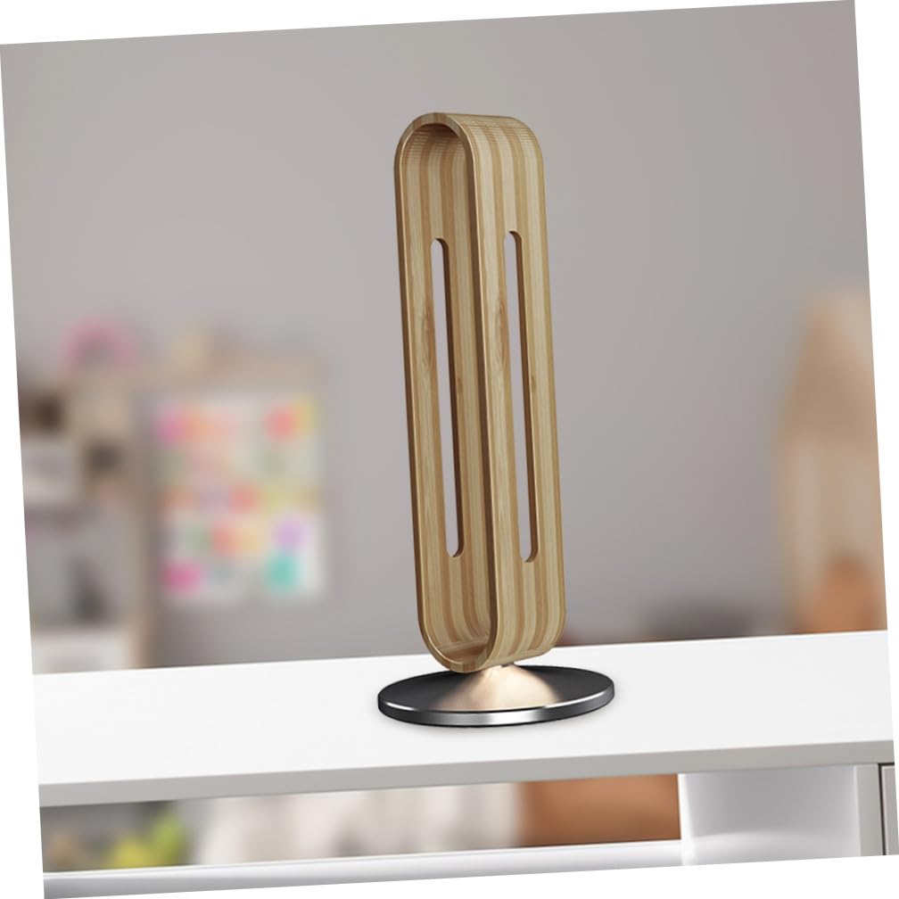 MAGICLULU Supporto Cuffie da Scrivania in Bambù Base Stabile